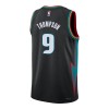 Män Detroit Pistons Tröja Ausar Thompson Nike 2025-26 City Edition Svart Swingman